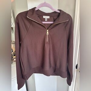 Cable & Gauge 3 Quarter zip top